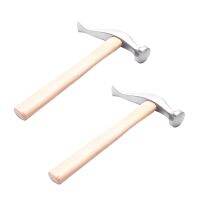 2X Cobbler Shoe Repair Hammer Wood Handle Leather Work Shoemaking Repairing Remmending Shoe Tool