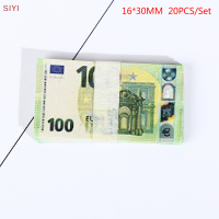 SIYI?Gift?Cheap? 20ชิ้น/เซ็ต dollhouse Pocket Euro simulation ของเล่น banknote MINI Miniature Model