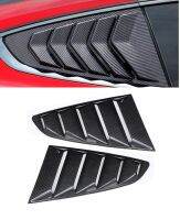 ด้านหลัง Vent หน้าต่าง Scoop Louvers ชัตเตอร์สำหรับ Ford Mustang 2015 2016 2017-2020 ABS แผงด้านข้าง Vent สติกเกอร์