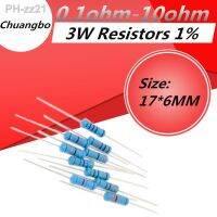 10PCS /Set 3W Resistance 1 1R 10M Kinds Each Value Metal Film Resistor Assortment Kit resistors 1R 200K 10M 4.7K 20K 470R....