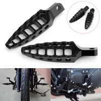 Black Motorcycle Aluminum Footpeg Male-Mount Foot Peg For Harley Touring Sportster XL 883 1200 Dyna Softail Pedals