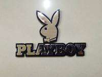 ป้ายโลโก้ Playboy รูปกระต่าย​ ยาว 9.6 สุง 6.5cm มีกาวสองหน้าด้านหลัง* จบในร้านเดียว**จัดส่งไว**