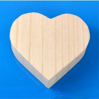 Storage Box Heart Shape Wood Box Jewelry Box Wedding Gift Makeup Cosmetic Earrings Ring Desk Rangement Make Up Wooden Organizer