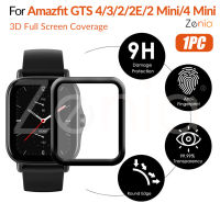 Zenia 1PC 20D HD เต็มหน้าจอขอบโค้งเต็มรูปแบบฟิล์มกันรอยสำหรับ Amazfit GTS 2 3 4 Mini 2E GTS2 GTS2E GTS3 GTS4 Mini สมาร์ทวอท์ช HD 9H 3D แก้วป้องกันการระเบิดฟิล์มป้องกันรอยขีดข่วน