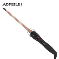 Aofeilei Professional 9Mm Curling Iron Hair Waver Pear Flower Cone เซรามิค Curling Wand Roller Beauty Salon ผม Curlers