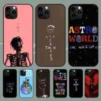 Rapper Travis Scott Phone Case For iPhone 11 12 Mini 13 14 PRO XS MAX X XR 6 7 8  Plus Shell