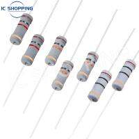 20PCS 2W Meta lOxide Film Resistors Ring Power Resistor 0.1 0.22R 2 4.7 10R 15 33 47 68 100 220 470 Ohm 1K 2.2K 10K 22K 3K 100K