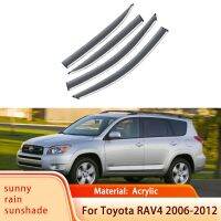 4X สำหรับโตโยต้า RAV4แนวหน้า XA30 2006 ~ 2012คิ้วกันสาดกระจกรถยนต์ที่บังแดดที่บังแดดอุปกรณ์เสริมรถยนต์