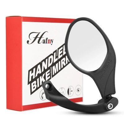 แฮนด์สกู๊ตเตอร์/e-Bike/อุปกรณ์สะท้อนแสงจักรยานมือจับกระจกมองหลังเหล็กช่วงกว้างแบบปรับได้กระจกจักรยาน