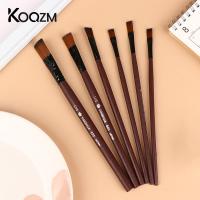 6Pcs/set Artists Brushes Nylon Acrylic Oil Paint Brushes For Artist Supplies Watercolor Set Drawing Painting Supplies Drawing Painting Supplies