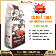 Combo 2kg Cà phê bột Culi Thượng Hạng nguyên chất Kalacoffee gu cực mạnh