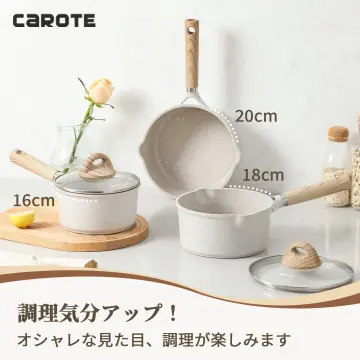 CAROTE/Carrot removable handle maifan stone nonstick pan pan