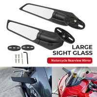 Motorcycle Mirrors Modified Wind Wing Adjustable Rotating Rearview Mirror For Honda CBR125 CBR 250R 300R 500R 600R VTR1000F VFR