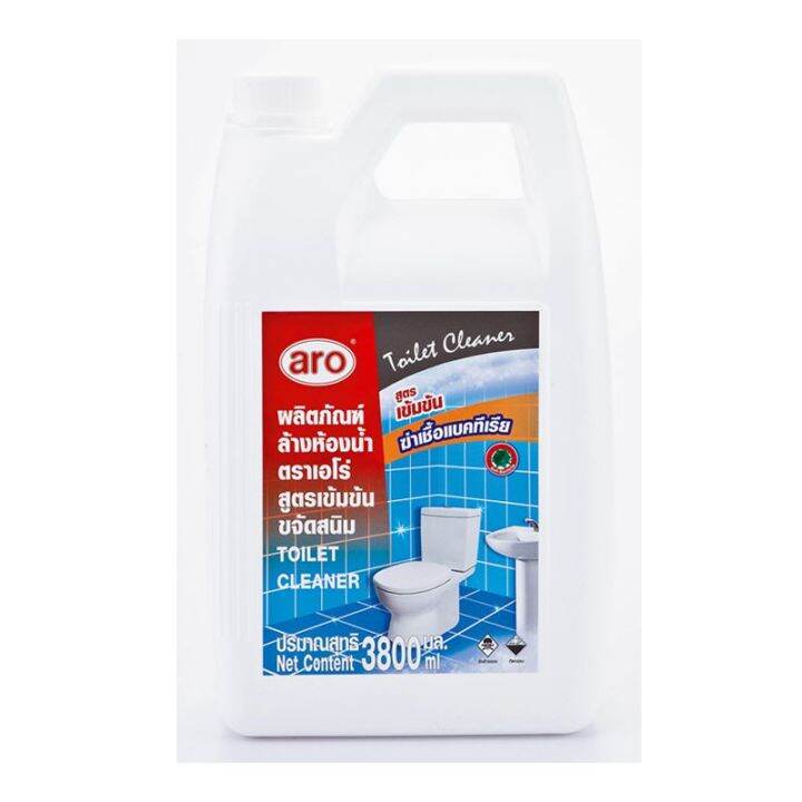 พร้อมส่ง! เอโร่ น้ำยาล้างห้องน้ำขจัดสนิม 3800 มล. aro Toilet Cleaner