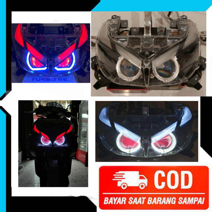 Lampu Depan Biled Aerox New Connected Paket Headlamp Reflektor Lazada Indonesia