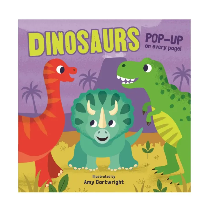Dinosaurs Story Book With Pop Up Page for Kids To Know About Dinosaurs