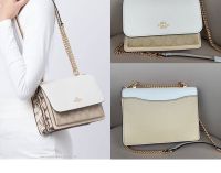 Coach (91019) Klare Crossbody in Signature Canvas ใส่ของได้เยอะ สายปรับสะพายสายคู่เดี่ยว / สายคู่ได้