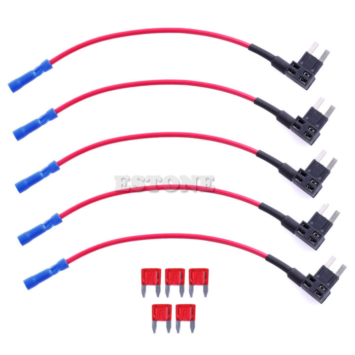 5pcs-mini-atm-fuse-adapter-tap-dual-circuit-adapter-holder-สำหรับรถยนต์-auto-truck