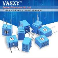 10PCS 3362W Adjustable Precision Potentiometer 100 200 500 R Ohm 1K 2K 5K 10K 20K 50K 100K 200K 500K 1M 3362 Trimpo Trimmer