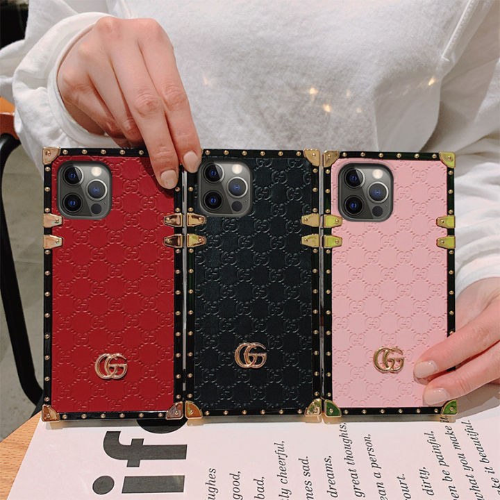 Square gucci clearance phone case