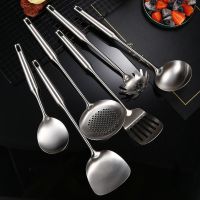 [COD] Shovel stainless steel 304 spatula cooking thickened anti-scalding kitchen utensils rice spoon set