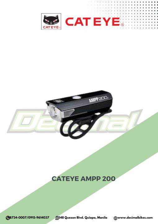 Cateye Ampp 200 Avant | 29.95 € - Culture Vélo