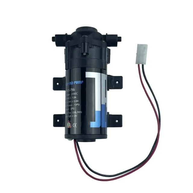 RO 24V 75GPD Water Booster Silent Pump Reverse Osmosis Water System