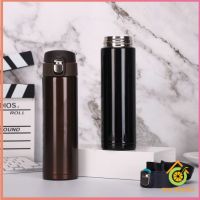 Thai pioneers ฉนวนกันความร้อนความเย็น 500 มล กระบอกน้ำสแตนเลสสีแมททริก ขวดน้ำ Stainless Steel Thermos