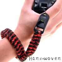 Handmade Camera Braided Wrist Strap SLR Canon Nikon Pentax Sony Fuji Leica Olympus Micro Single Quick Release Wrist Strap Rope Cable Management