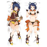 60x180 ซม. เกมอะนิเมะ Genshin Impact Xiangling Guoba คอสเพลย์ Dakimakura ปลอกหมอนกอดร่างกาย Prop