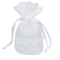 Pouch Lace Organza Yarn Packaging Gift Bags 10x14cm Ring Jewelry Bracelet Necklace Candy Wedding Party Storage Bag