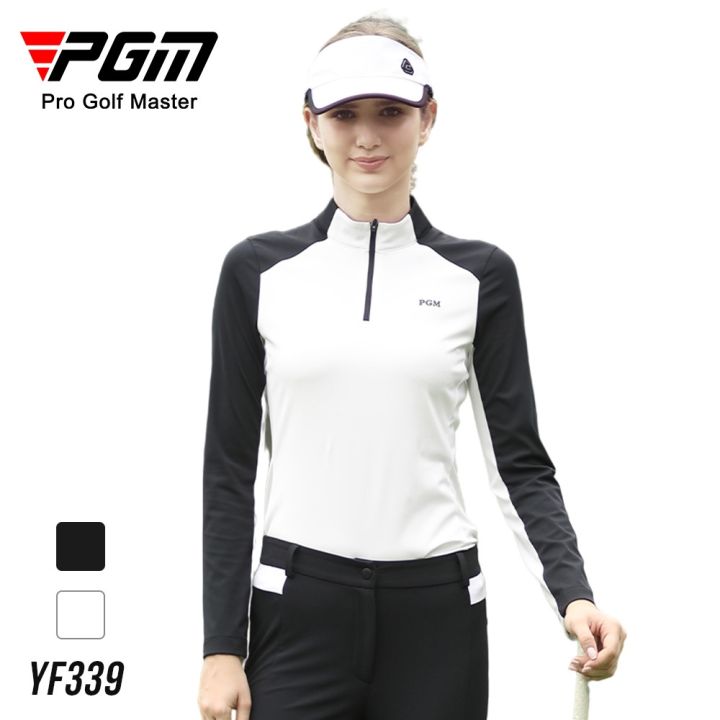 pgm-golf-long-sleeved-womens-autumn-and-winter-new-high-elastic-warm-t-shirt-all-match-slimming-suit-golf