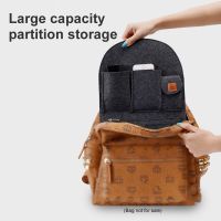 Felt Organizer Insert Bag For Designer BackpackSeparation Finishing Storage Board Backpacks Ultra-Light School Bags Inner Bag