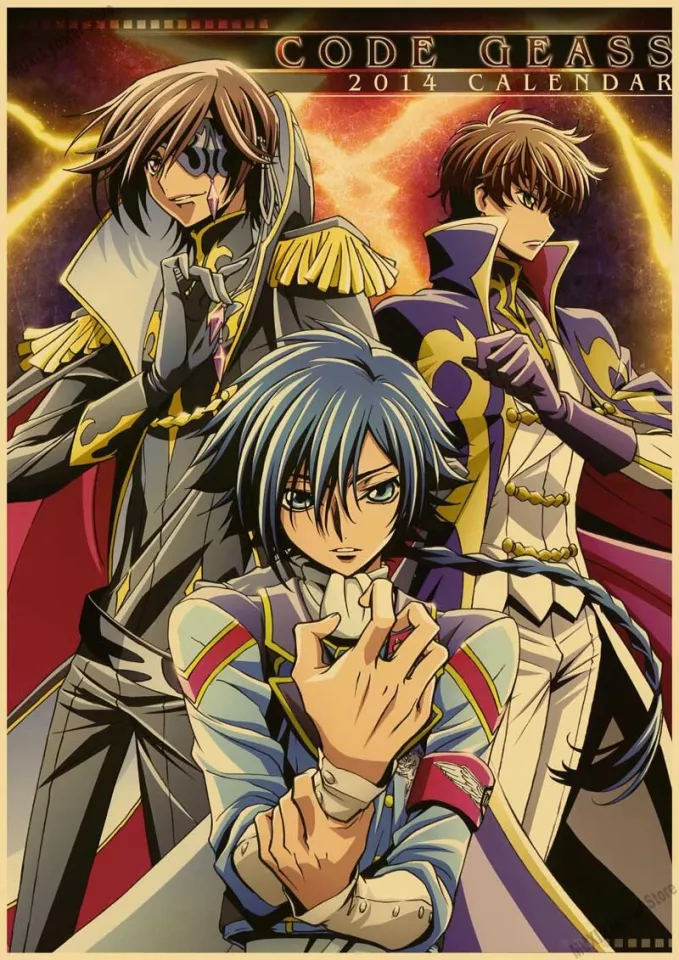  Code Geass Lelouch of the Rebellion Japanese Anime Series  Poster 24in x 36in: Posters & Prints