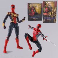 ZZOOI Spiderman Action Figure SHFiguarts Mafex Spider Man PS4 Action Figure Homecoming Toys Doll Birthday Christmas Gifts