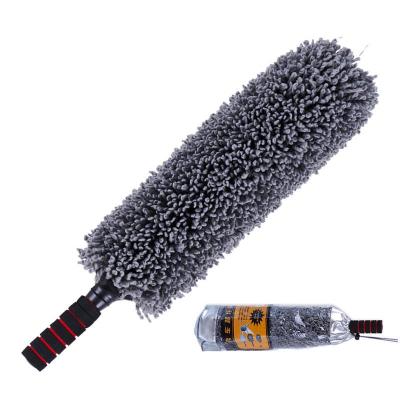 Car Cleaning Brush Microfiber Window Wash Cleaner Retractable Long Handle Washable Car Dirt Dust Clean Brush