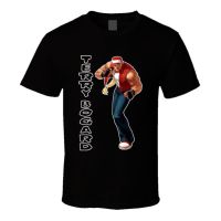 Terry Bogard เสื้อยืด Fatal Fury สำหรับผู้ชาย,เสื้อยืดแขนลำลองขาสั้นพิมพ์ลาย100% ผ้าคอตตอนขนาดใหญ่พิเศษของขวัญวันเกิดพร้อมส่ง XS-6XL สินค้าพร้อมส่ง