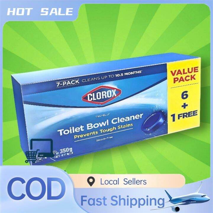 Local delivery 】 Clorox TruBlu Automatic Toilet Bowl Cleaner Tablets
