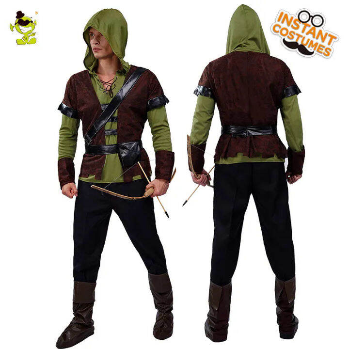 Men's Cool Huntsman Costume for Purim Party Fancy Dress Up Halloween ...