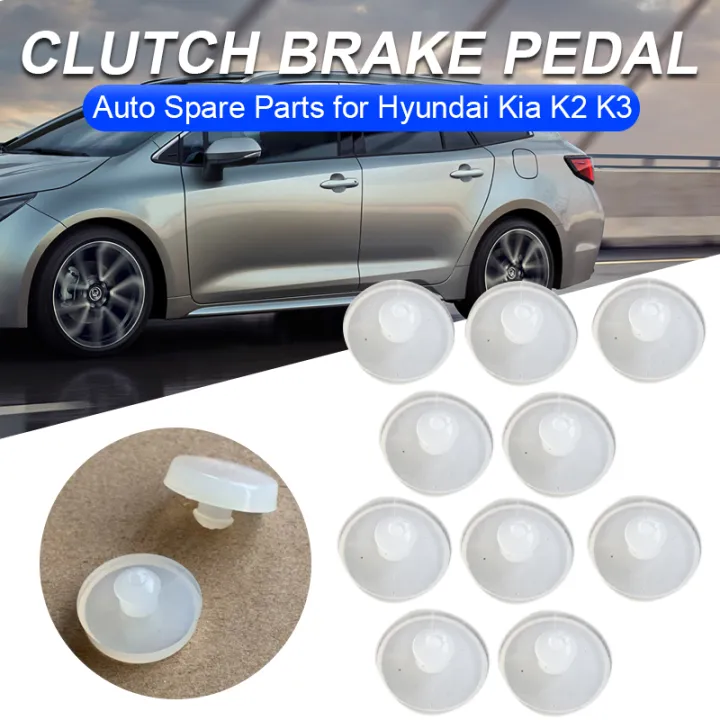 10Pcs Brake Pedal Stopper / Brake Light Switch Stopper for Hyundai Kia