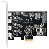 MAIWO KC019 7พอร์ต PCIE เพื่อพิมพ์-C USB 3.1การ์ดเอ็กซ์แพนชัน5Gbps ความเร็วสูง SATA เชื่อมต่ออะแดปเตอร์