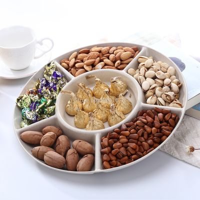 Nut Serving Platter Fruit Tray Candy Snacks Server Dish Party Christmas Living Room Home Dry Fruits Plate Food Storage Box 1pc