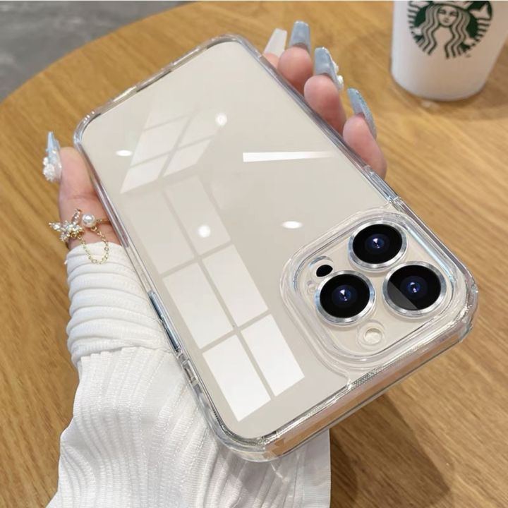 เคสโทรศัพท์มือถืออะคริลิคแข็ง-แบบใส-สําหรับ-compatible-for-iphone-13-pro-max-12-pro-max-11-pro-max-case-transparent-acrylic-hard-case