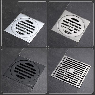 Tianview 304 stainless steel deodorant floor drain thickened large flow magnetic suction sewer insect-proof floor drain  by Hs2023