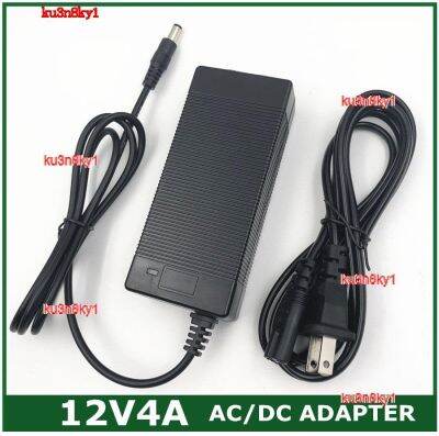 Ku3n8ky1คุณภาพสูง2023 12V 4A 48W 5.5x2อะแดปเตอร์ไฟฟ้าพร้อม Ac/dc 1ปลั๊กแบบ Mm DC แถบไฟ LED Adapter12V เดสก์ท็อปแหล่งจ่ายไฟไลน์