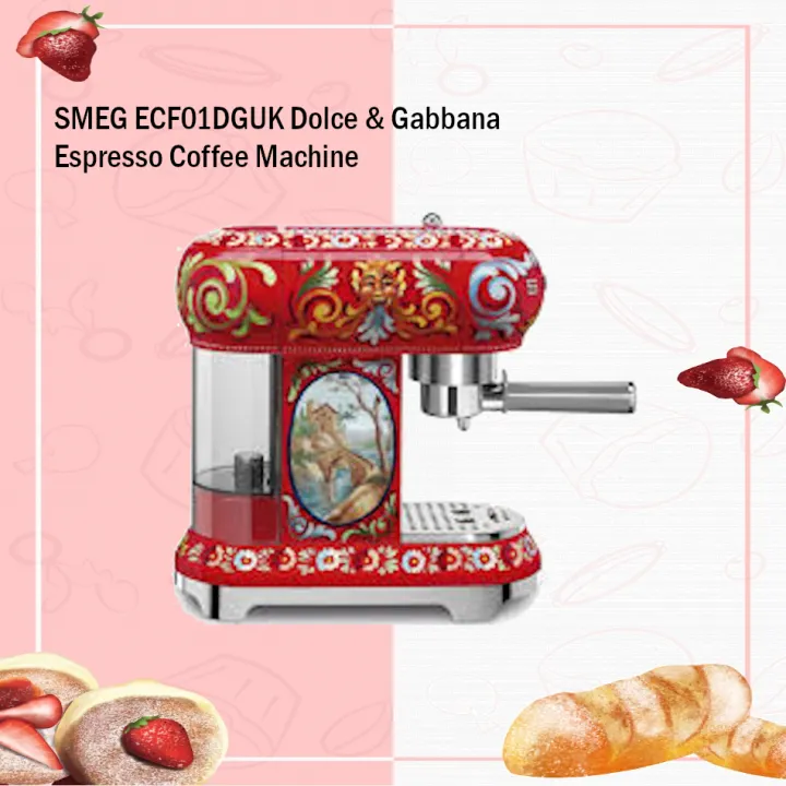 SMEG ECF01DGUK Dolce & Gabbana Espresso Coffee Machine / KUTCHENHAUSS