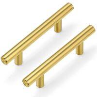 30 Pack Cabinet Handles Brass Cabinet Gold Dresser Drawer Pulls Stainless Steel Door Hardware Handle