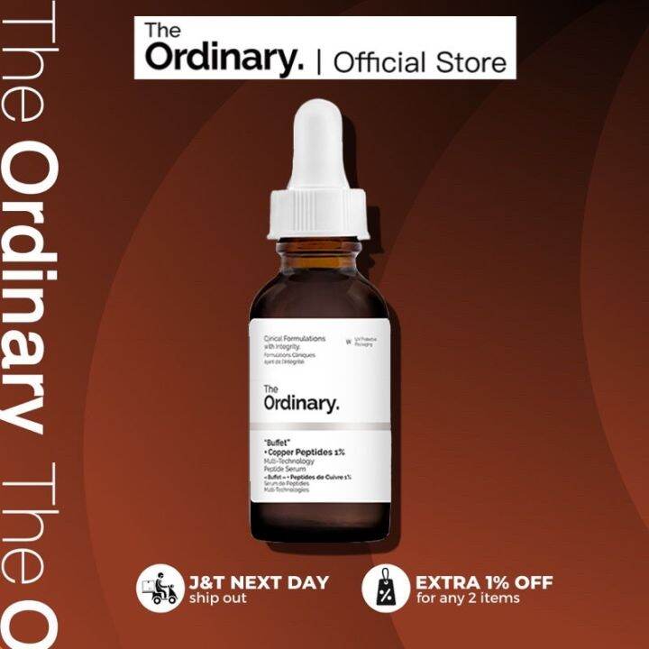 The Ordinary Buffet + Copper Peptides 1 [30ml] Lazada PH