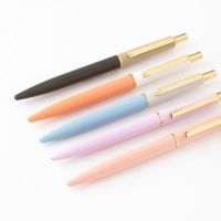 แบบกดปากกาลูกลื่นปากกาจาระบีสีดำปากกาชี้งานแบบเกาหลีปากกาชี้