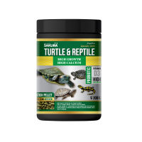 SAKURA SPECIAL TURTLE &amp; REPTILE  - อาหารเต่าสูตรเร่งโต กระดองใหญ่ สุขภาพดี (ขนาด300กรัม)